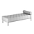 Modern Violet Daybed: 1945x800x630 Dimensions 3D model small image 4