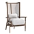 Modern Wingman Lounge Chair 3D model small image 1