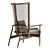 Modern Wingman Lounge Chair 3D model small image 2