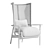Modern Wingman Lounge Chair 3D model small image 3