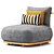 Modern Salvia Armchair 3D Model 3D model small image 3