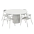 Sleek Sovet Italia Table Set 3D model small image 3