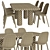 Realistic 3D Kitchen Chair Model 3D model small image 2