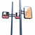 MCDE Platform Info Pole Set 3D model small image 5