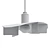 Industrial Warehouse Pendant Lights 3D model small image 2