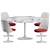 Modern Knoll Tulip Dining Set 3D model small image 6