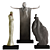  Abstract Human Sculptures Set 3D model small image 1