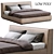 Alberta Modern Bed Model 3D model small image 1
