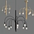Modern LED Aluminium Chandelier by Dark 3D model small image 2