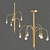 Modern LED Aluminium Chandelier by Dark 3D model small image 3
