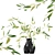 Smooth Black Vase Anissa Kermiche 3D model small image 5