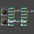 High-Quality Fabric PBR Material 3D model small image 2