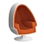 Modern Pod Egg Chair: Alpha 3D model small image 1