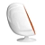 Modern Pod Egg Chair: Alpha 3D model small image 3