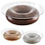 Donut Tempered Glass Coffee Table 3D model small image 1