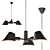 Nordlux Stay Chandelier, 60cm Diameter 3D model small image 1