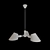 Nordlux Stay Chandelier, 60cm Diameter 3D model small image 3