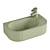 CeramaLux 40 L White Sink 3D model small image 2