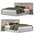 Luxury Tuyo Bed Collection 3D model small image 1