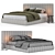 Luxury Tuyo Bed Collection 3D model small image 3