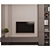 Modern TV Wall 02 Unit 3D model small image 1