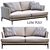 Elegant Alivar Portofino Sofa Model 3D model small image 1