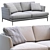 Elegant Alivar Portofino Sofa Model 3D model small image 5