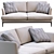 Elegant Alivar Portofino Sofa Model 3D model small image 6