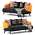 Modern Chic 3D Sofa Model 3D model small image 1