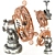 Vintage Fan Collectors Society 3D model small image 2