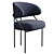 Sleek Meridiani Isetta Chair 3D model small image 2