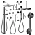 CEA Giotto Plus Set 04 | Designer Bathroom Fixtures 3D model small image 6