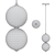 Sphere Glass Designer Floor Lamp 3D model small image 3