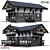 Wooden Private House Model 3D model small image 1