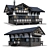 Wooden Private House Model 3D model small image 2