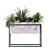 Modern Interior Plant Box Set 3D model small image 3