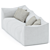 Stylish B&B Italia Sofa 3D model small image 2