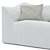 Italian Design Bamboo 2-Seater Sofa 3D model small image 3