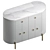 Lalume Designer Comod 800x1000x400mm 3D model small image 2