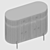 Lalume Designer Comod 800x1000x400mm 3D model small image 3