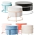 Mobboli UP Ottoman Pouf 3D model small image 2