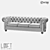 Modern Wood Fabric Sofa Bed 3D model small image 2