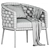 Alma Lounge Armchair Collection - Stylish and Modern 3D model small image 5