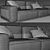 Modern Arflex Sofa Set Design 3D model small image 4