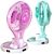 QuickCharge Dual-Speed Table Fan 3D model small image 2