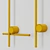 Elegant Metal Glass Coordinates Wall Lamp 3D model small image 3