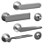 DnD Door Handles Set 3D model small image 2