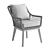 Adara Outdoor Dining Chair 3D model small image 5