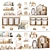  Children's Furniture and Decor Set 3D model small image 2