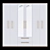 Sleek Mirrored Wardrobe Solution 3D model small image 2